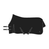 Couverture de paddock Imperial Riding Basic sans couvre-cou 300gr Noir