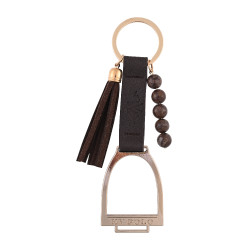 Porte-clés HV Polo Rubia étriers Bois Beige