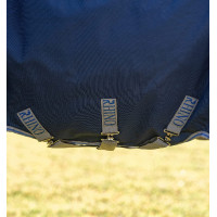 Couverture Horseware Rhino Turnout 250 g VL Marine / gris titane / bleu classique Bleu marine