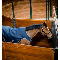 Stapmolen-deken Horseware Amigo Ripstop 900D 100 g Marine / titaangrijs Marineblauw