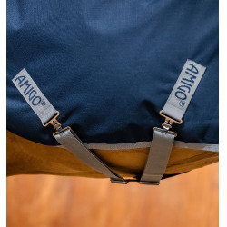 Stapmolen-deken Horseware Amigo Ripstop 900D 100 g Marine / titaangrijs Marineblauw