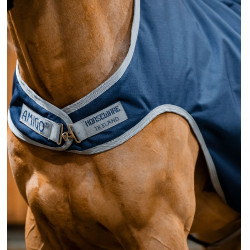 Couverture de marcheur Horseware Amigo Ripstop 900D 100g Marine / gris titanium Bleu marine Couverture de marcheur Horseware Amigo Ripstop 900D 100g Marine / gris titanium Bleu marine