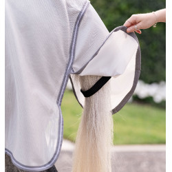 Amigo® Bug Rug Plus anti-vliegen deken voor pony Zilver / titaniumgrijs / zilver