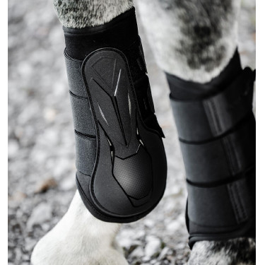Horseware® Classic dressuurbeschermers Zwart / zwart