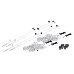 Kit clôture Paddock démontable 7 x 7 m
