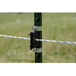 Isolateur angulaire ruban et fil T-Post AKO Isolateur angulaire ruban et fil T-Post AKO