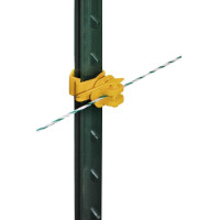 Pinlock-isolator T-Post AKO per 25 Geel