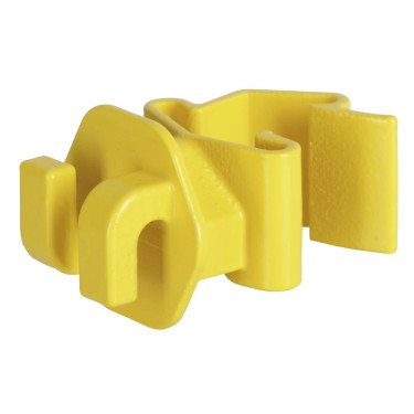 Isolateur pour cordelette T-Post AKO par 25 Jaune