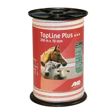 Weiß/rotes Band TopLine Plus AKO Wit / rood