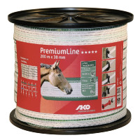 Elektrisch afrasteringslint voor paarden - 200 m