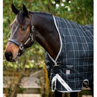 Couverture Horseware Rhino Wug Vari-Layer 450g 1000D Noir / carreaux blanc gris