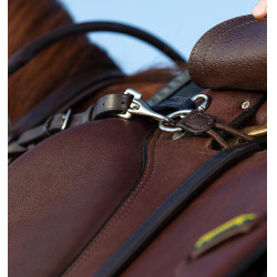 Collier de chasse Horseware Micklem avec martingale Marron