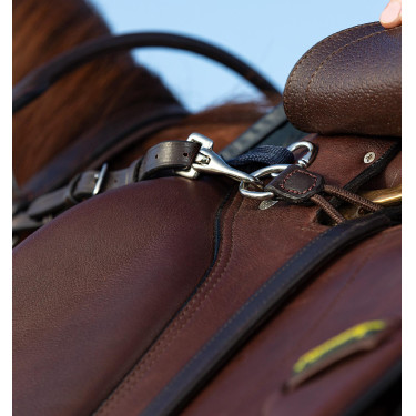 Horseware Micklem borsttuig met martingaal Bruin