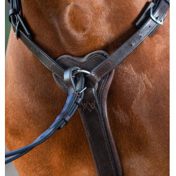 Collier de chasse Horseware Micklem avec martingale Marron