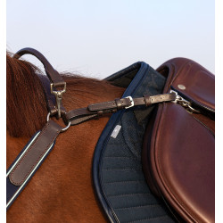 Collier de chasse Horseware Micklem avec martingale Marron