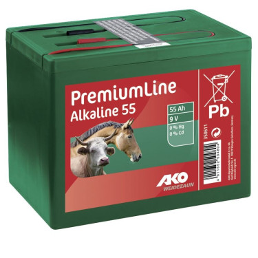 Pile alcaline 9 V pour clôture