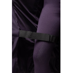 Manteau long Paloma matelassé femme Horze Morelle noire