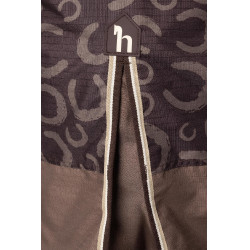 Couverture imperméable Glasgow 0 g Horze Prune au chocolat