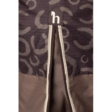 Couverture imperméable Glasgow 0 g Horze Prune au chocolat