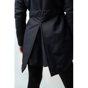 Veste chauffante longue Jadine Horze hiver Marine Bleu marine