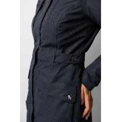 Veste chauffante longue Jadine Horze hiver Marine Bleu marine