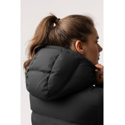 Manteau long Paloma matelassé femme Horze Noir Manteau long Paloma matelassé femme Horze Noir
