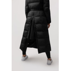 Manteau long Paloma matelassé femme Horze Noir Manteau long Paloma matelassé femme Horze Noir