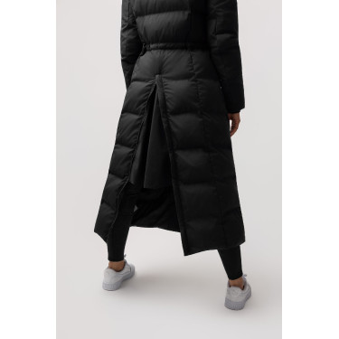 Manteau long Paloma matelassé femme Horze Noir Manteau long Paloma matelassé femme Horze Noir
