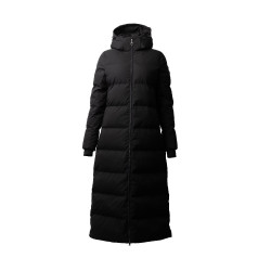 Manteau long Paloma matelassé femme Horze Noir Manteau long Paloma matelassé femme Horze Noir