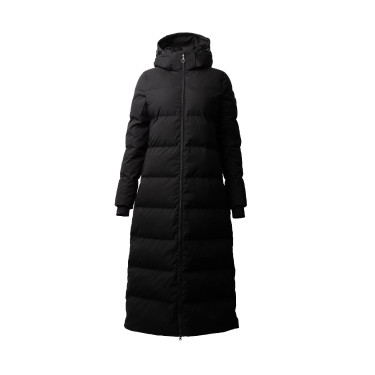 Manteau long Paloma matelassé femme Horze Noir Manteau long Paloma matelassé femme Horze Noir