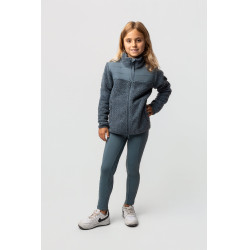 Veste en polaire hybride Misha enfant Temps orageux Gris