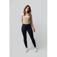 Pantalon d'équitation thermique Horze Grand Prix Pro grip intégral femme