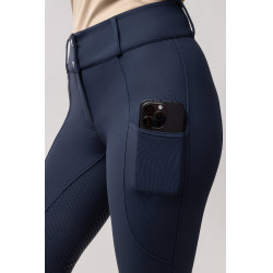 Pantalon d'équitation thermique Horze Grand Prix Pro grip intégral femme