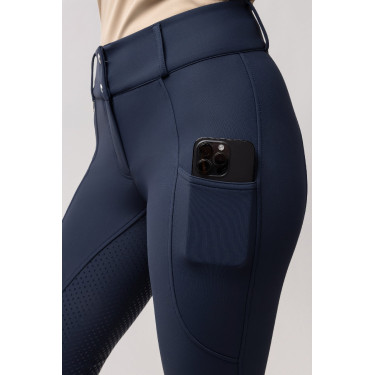 Pantalon d'équitation thermique Horze Grand Prix Pro grip intégral femme