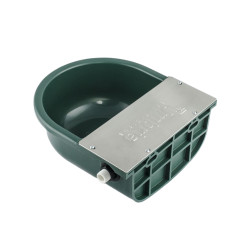 Abreuvoir niveau constant Umbria Equitazione avec couvercle inox Vert