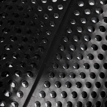 Amortisseur Acavallo Gel NS-S Classic-S découpé plat Noir / mouton blanc