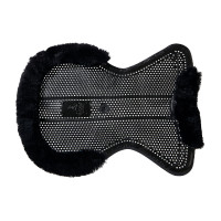 Acavallo Gel NS-S Classic-S halve vlak uitgesneden schokdemper Zwart / zwart schaap