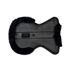 Amortisseur Acavallo Gel NS-S Classic-S découpé plat demi Noir / mouton noir Amortisseur Acavallo Gel NS-S Classic-S découpé plat demi Noir / mouton noir