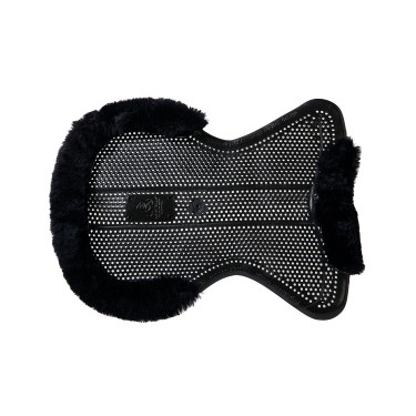 Amortisseur Acavallo Gel NS-S Classic-S découpé plat demi Noir / mouton noir Amortisseur Acavallo Gel NS-S Classic-S découpé plat demi Noir / mouton noir