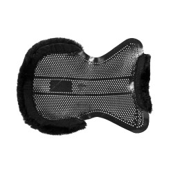 Amortisseur Acavallo Gel NS-S Classic-S découpé plat demi Noir / mouton noir Amortisseur Acavallo Gel NS-S Classic-S découpé plat demi Noir / mouton noir