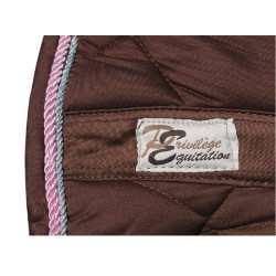 Tapis Palm Beach Obstacle Privilege Equitation Chocolat / argent / rose Marron Tapis Palm Beach Obstacle Privilege Equitation Chocolat / argent / rose Marron