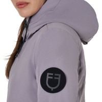 Blouson Equestro femme déperlante et coupe-vent Gris givré