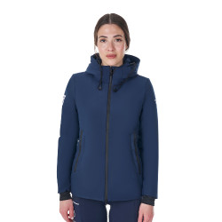 Blouson imperméable femme Equestro x FISE Marine blazer Bleu marine Blouson imperméable femme Equestro x FISE Marine blazer Bleu marine