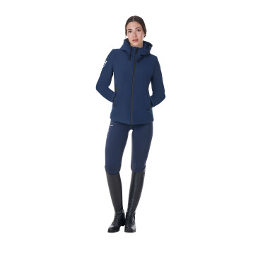 Waterdicht damesjack Equestro x FISE Marineblazer Marineblauw