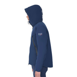 Heren waterdichte jas Equestro x FISE Marineblazer Marineblauw