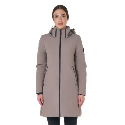 Blouson long femme Equestro déperlante et coupe-vent Brindle