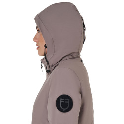Blouson long femme Equestro déperlante et coupe-vent Brindle