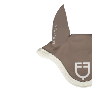 Bonnet Equestro à cordon tressé Walnut / blanc antique Marron