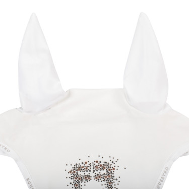 Bonnet Equestro en tissu technique à logo pailleté Blanc