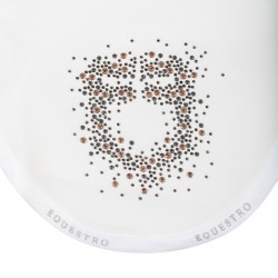 Bonnet Equestro en tissu technique à logo pailleté Blanc